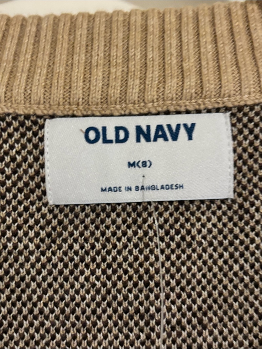 Old Navy Kids Tan Horse Button Cardigan Sweater Equestrian Cowgirl NWT Western - Picture 3 of 9